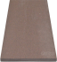 WPC dřevoplastová plotovka rovná 12x150 - Brownish Red - po vláknech hladký povrch plotovky