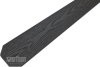WPC dřevoplastová plotovka tříhranná 13x90 - Dark Grey