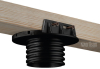 Terasový terč BASIC WOOD - ukázka přichycené hlavy k nosníku