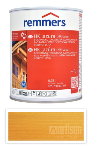 REMMERS HK lazura - ochranná lazura na dřevo pro exteriér 0.75 l Borovice