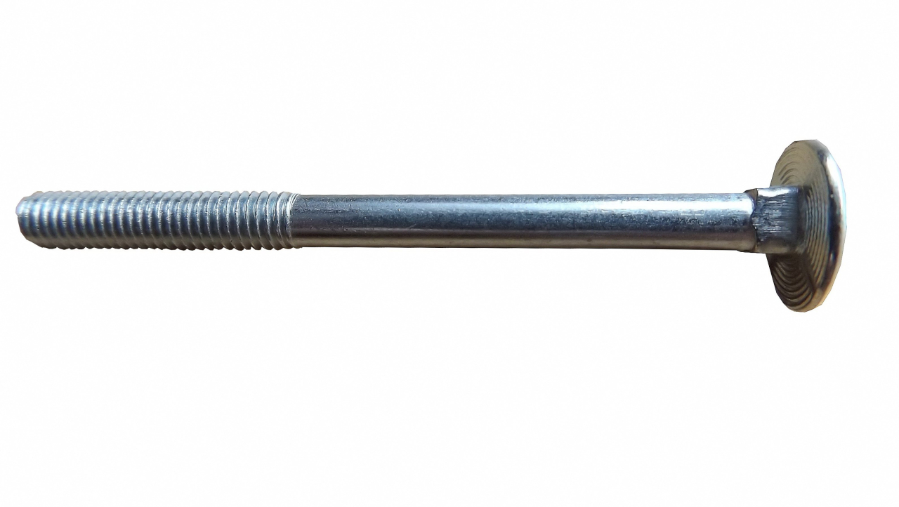 Šroub vratový M5x60 ZB DIN 603 4.8
