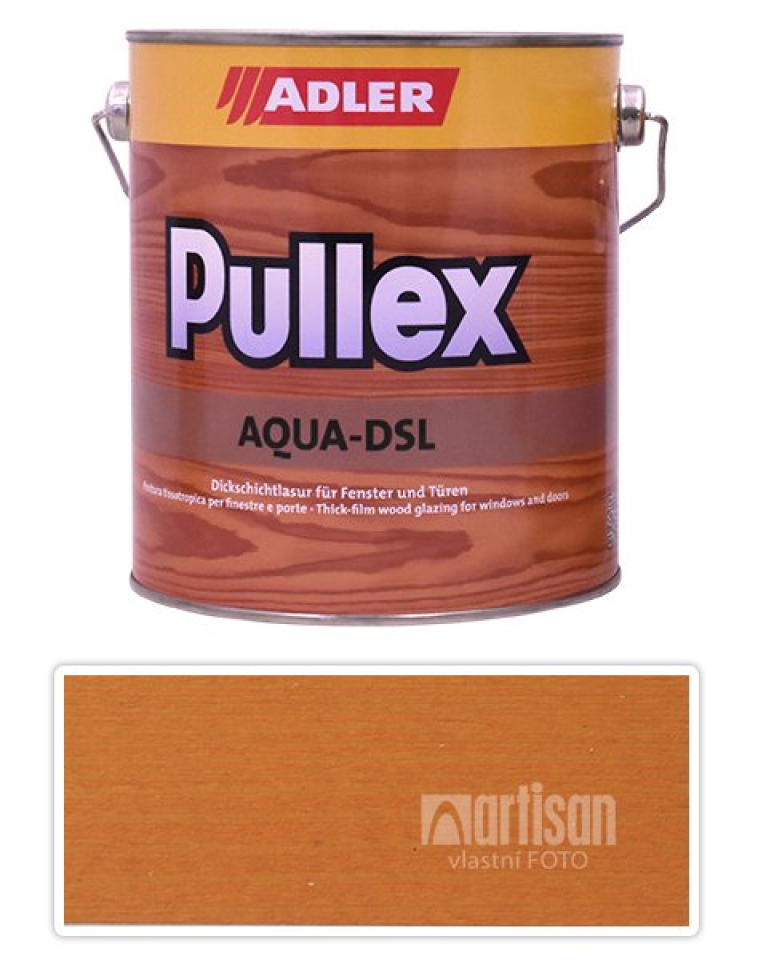 ADLER Pullex Aqua DSL - vodou ředitelná lazura na dřevo 2.5 l Tukan ST 08/3