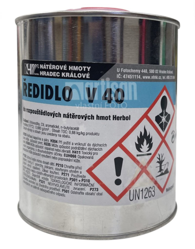 HERBOL Ředidlo V40 0.7 l 
