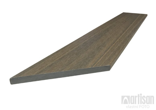 WPC dřevoplastové plotovky Dřevoplus Profi zkosené 15x138x1200 - Teak
