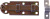 Zástrč jednoduchá 80x30x 3 mm; W 80