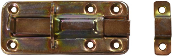 Zástrč lisovaná zamykací jednoduchá 100x40x1mm; WZTW 100