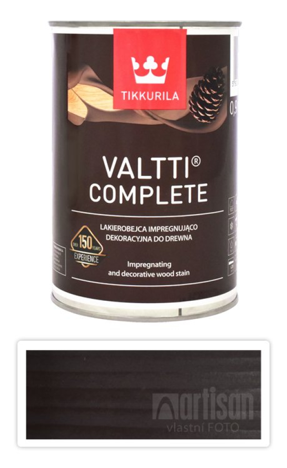 TIKKURILA Valtti Complete - matná tenkovrstvá lazura s ochranou proti UV záření 0.9 l Kanto 5077