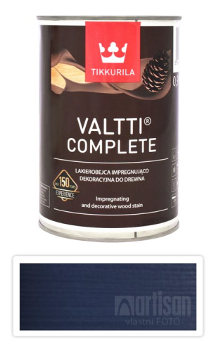 TIKKURILA Valtti Complete - matná tenkovrstvá lazura s ochranou proti UV záření 0.9 l Ilta 5085