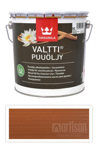 TIKKURILA Valtti wood oil - olej na terasy a nábytek 2.7 l Kantarelli 5054