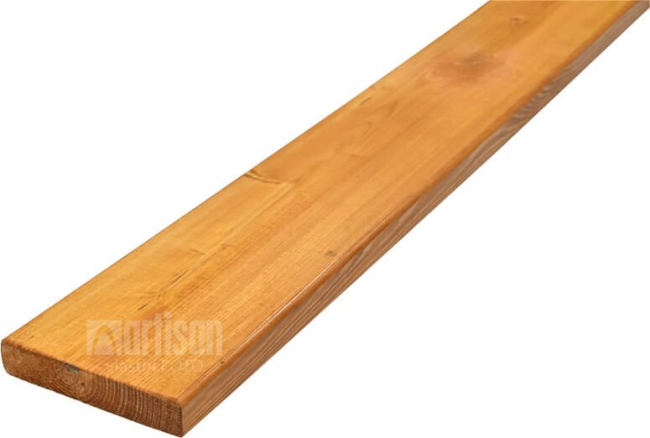 Plotovky dřevěné rovné, severský smrk, barvené - odstín modřín 18x95x1200, kvalita AB