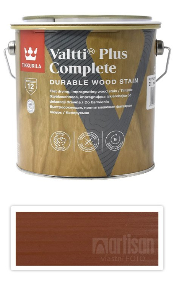 TIKKURILA Valtti Plus Complete - matná tenkovrstvá lazura 2.7 l Mänty 5055