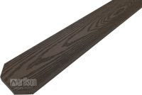 WPC dřevoplastové plotovky tříhranné LamboDeck 13x90x1500 - Chocolate