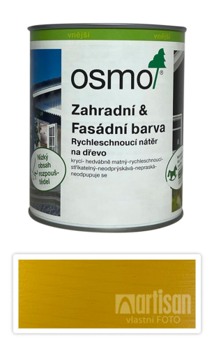 OSMO Zahradní a fasádní barva na dřevo 0.75 l Signálně žlutá 7103