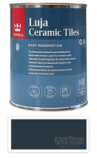 TIKKURILA Luja Ceramic Tiles - barva na keramické obklady 0.9 l Antracitově šedá RAL 7016