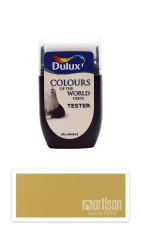DULUX Colours of the World - matná krycí malířská barva 0.03 l Zlatý chrám vzorek