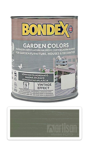 BONDEX Garden Colors - dekorativní silnovrstvá lazura na dřevo, beton a kov 0.75 l Grantine
