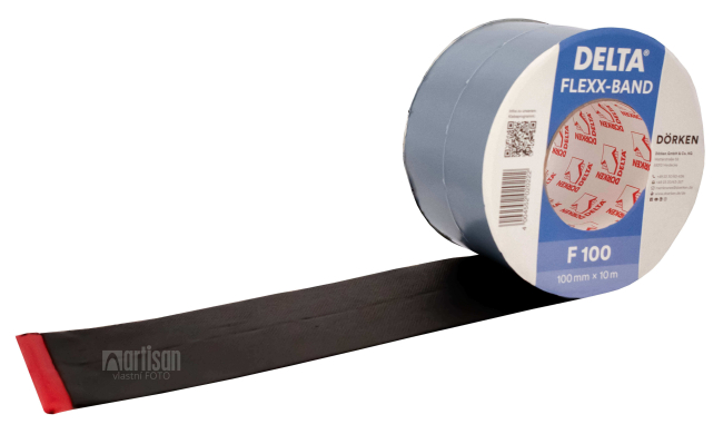 DÖRKEN DELTA® - FLEXX BAND F100, lepicí páska s vysokou lepicí silou a pružností, k omítání 10cmx10m