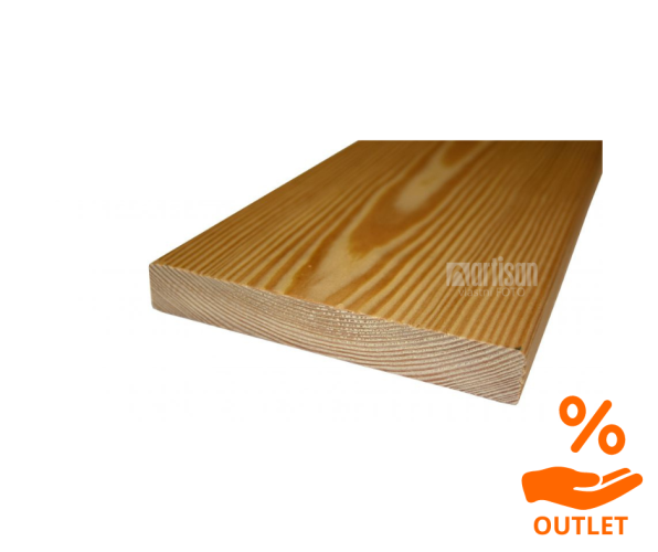 Fasádní obklady - hoblovaná prkna 21x145x4000 s fází, Sibiřský modřín, kvalita AB - Artisan OUTLET STRAKY AO117 - 16 ks