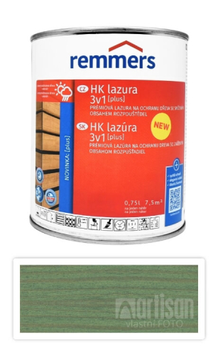 REMMERS HK lazura 3v1 Plus 0.75 l Jedlově zelená