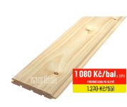 Palubky obkladové 12,5x96x4200 KP - Severský smrk, kvalita AB