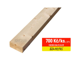 KVH hranoly NSi Smrk, délka 5000 - 60x120x5000