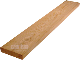 Plotovky dřevěné rovné, sibiřský modřín 20x90x900, kvalita AB