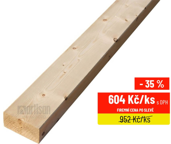 KVH hranoly NSi Smrk 60x120x5000 - akce