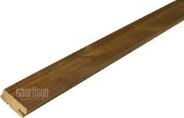 Fasádní obklady - Rhombus Tiga SSS - 26x68x3000 ThermoWood® borovice, TD - 212°C