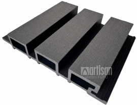 Fasádní obklady - dutý profil WPC dřevoplast LamboDeck 28x169x2200 - Dark Grey