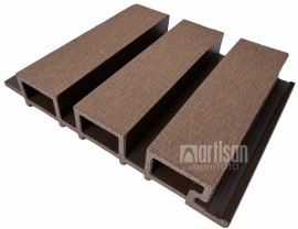 Fasádní obklady - dutý profil WPC dřevoplast LamboDeck 28x169x2200 - Chocolate