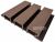 Fasádní obklady - dutý profil WPC dřevoplast LamboDeck 28x169x2200 - Chocolate