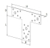 T spojovač 160x98x45x2mm
