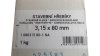 tavební hřebíky 3,1x80mm, Fe 1kg